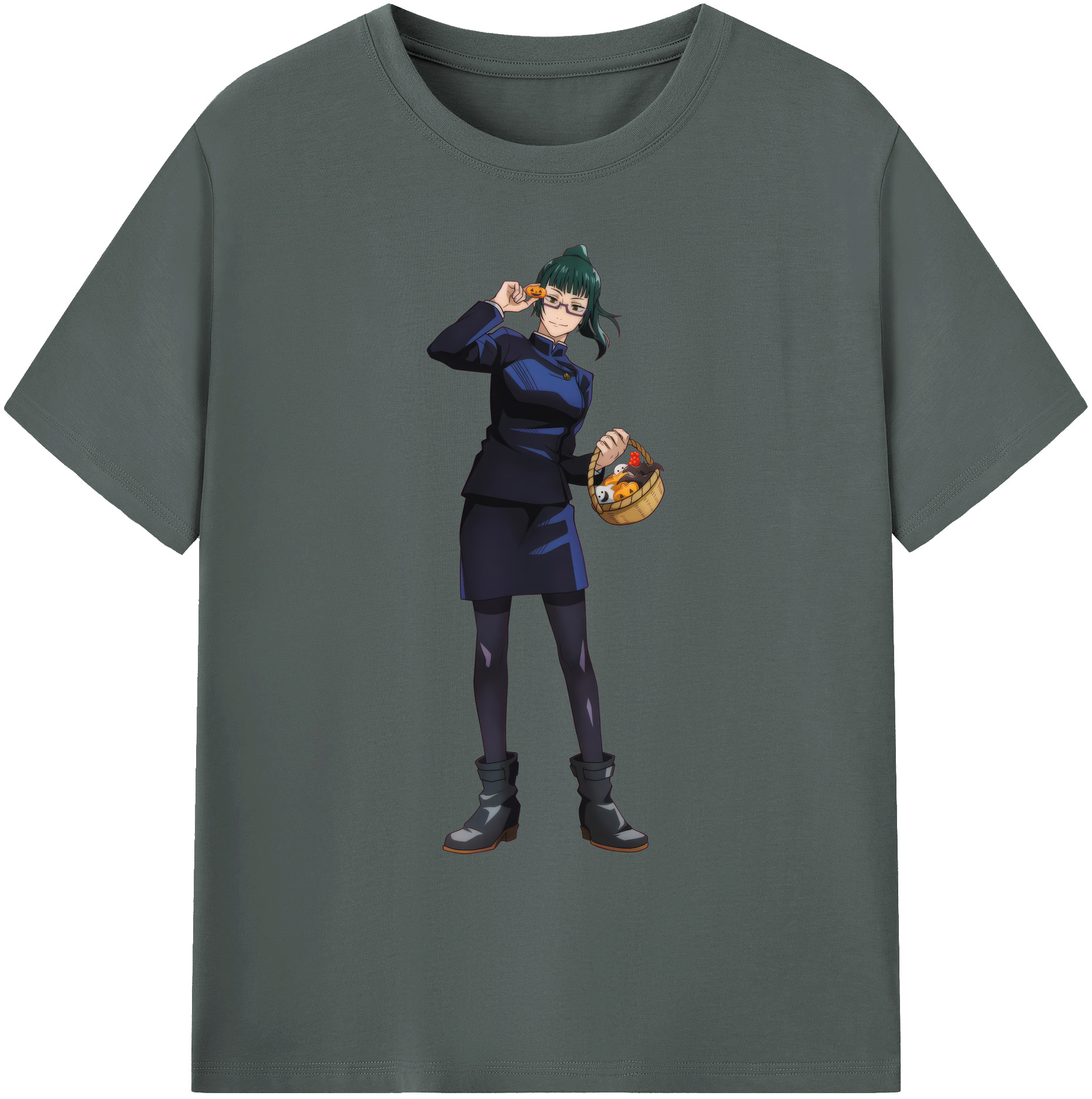 （画像用） 呪術廻戦 Jujutsu Kaisen 綿100％ メンズ半袖Tシャツ｜肌触りやわらか＆通気性